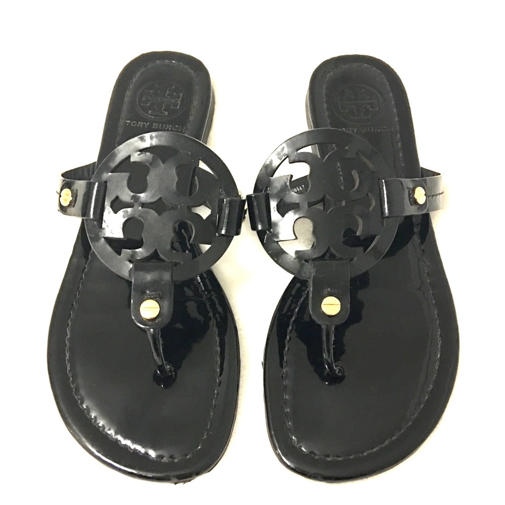 (SOLD) Tory Burch Miller Sandals - Picture 1 of 4
